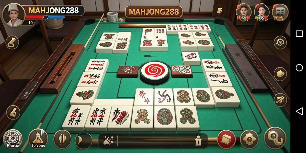 Tampilan menarik gameplay Idle di MAHJONG288.
