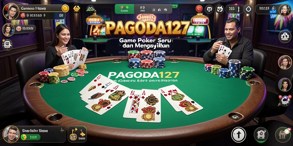Tampilan gameplay menarik dari PAGODA127 yang menunjukkan aksi poker.