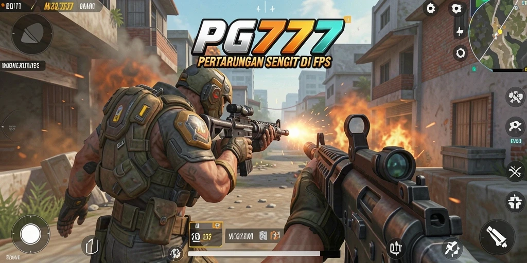 Gambaran gameplay PG777 dengan aksi tembakan yang intens dan grafis menawan.