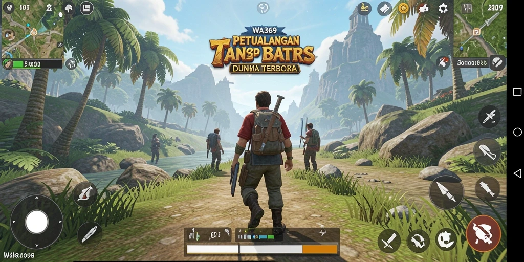 Gameplay epik dalam dunia terbuka yang mendebarkan.