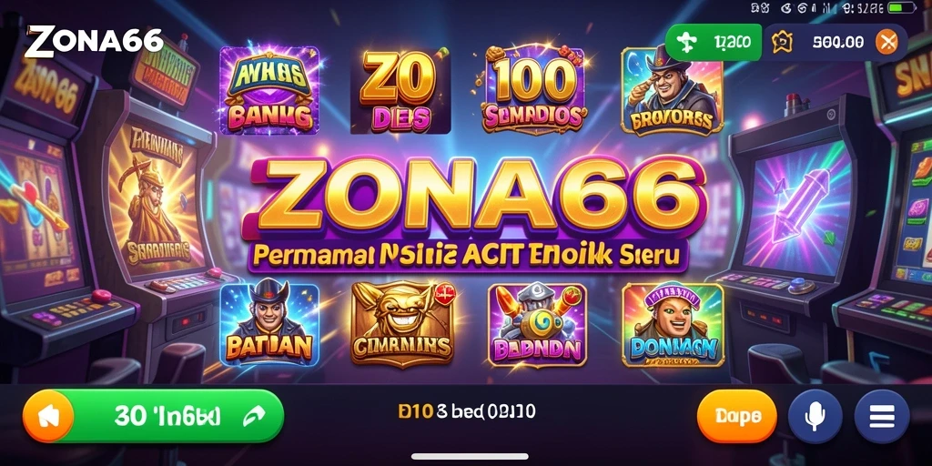 Tampilan gameplay ZONA66 yang seru dan menegangkan.